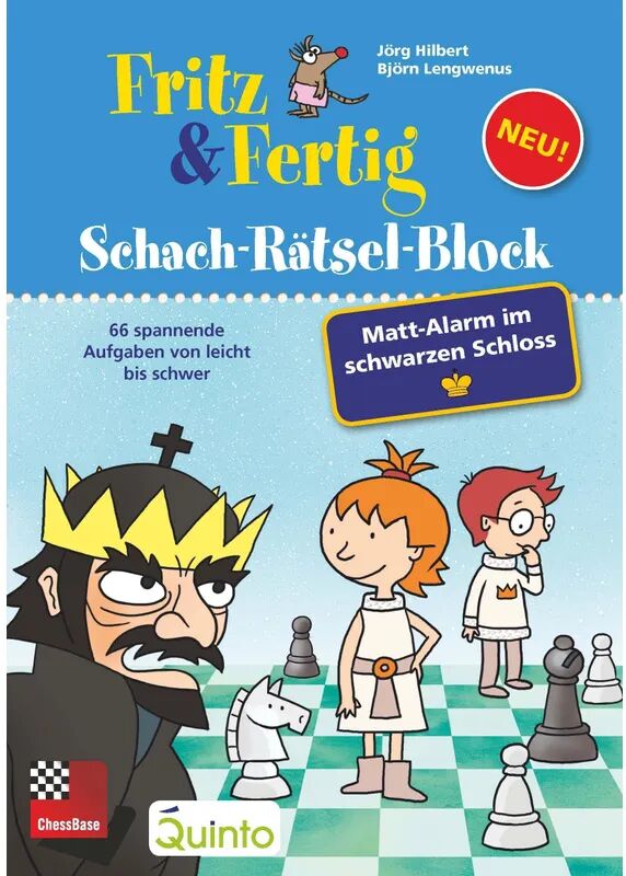 ChessBase Fritz & Fertig Schach-Rätselblock: Mattalarm im schwarzen Schloss