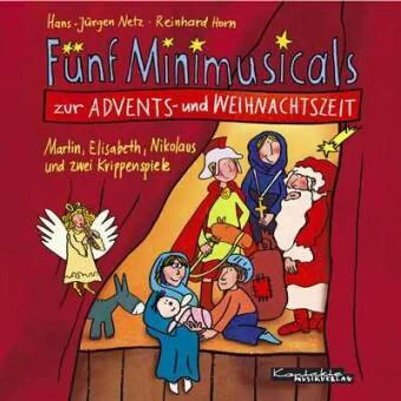 Kontakte Musikverlag Fünf Minimusicals zur Advents- und Weihnachtszeit, 1 Audio-CD