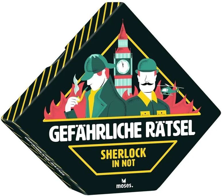 moses. Verlag Gefährliche Rätsel: Sherlock in Not (Spiel)