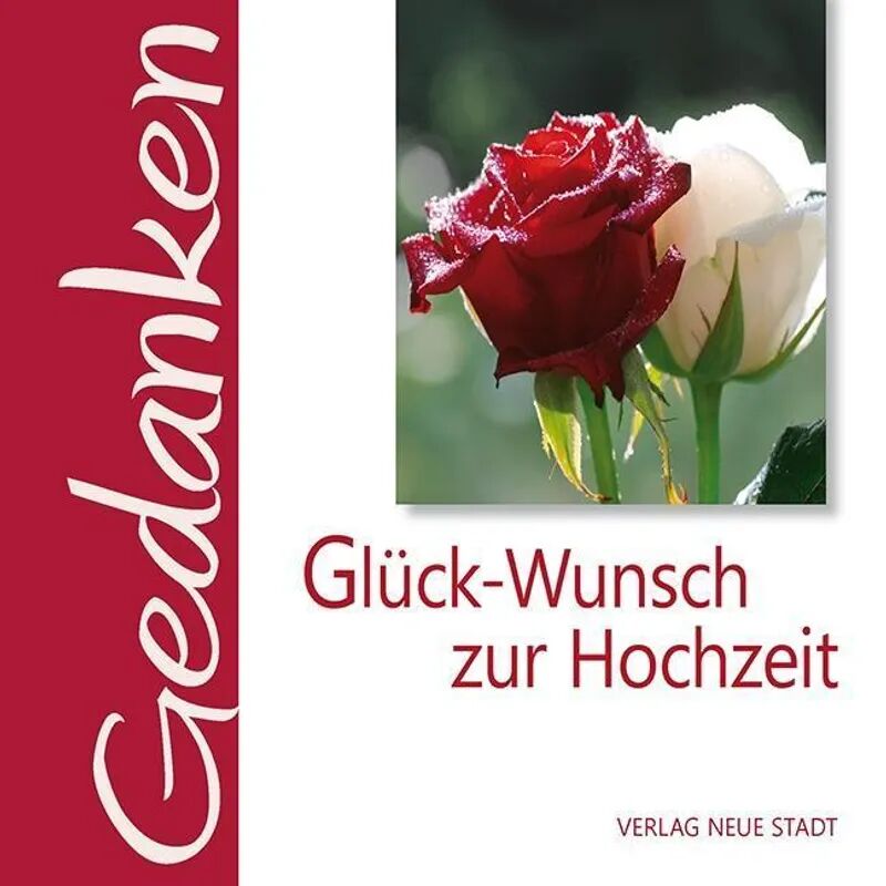 Neue Stadt Glück-Wunsch zur Hochzeit