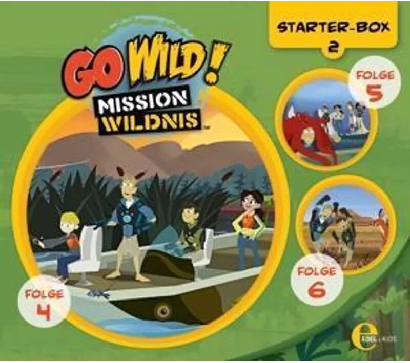 Edel Music & Entertainment CD / DVD Go Wild! - Mission Wildnis - Starter-Box, 3 Audio-CD