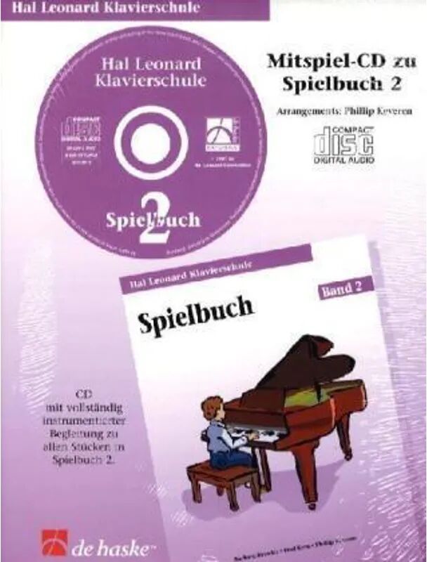 Hal Leonard Klavierschule, Spielbuch, 1 Audio-CD