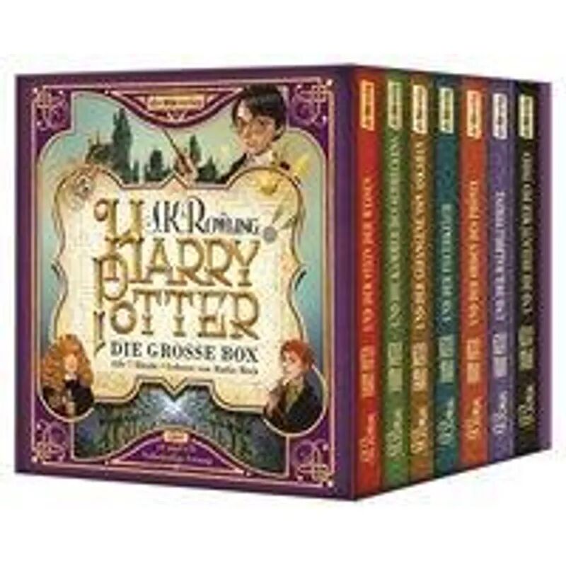 DHV Der HörVerlag Harry Potter. Die große Box. Alle 7 Bände., 14 Audio-CD, 14 MP3