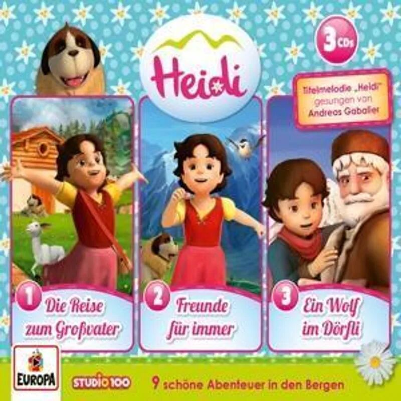 Miller Sonstiges Wortprogramm Heidi (CGI) - 3er Box, 3 Audio-CD