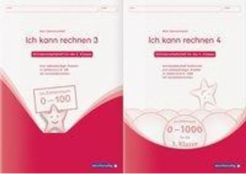 Sternchenverlag Ich kann rechnen 3 & 4, 2 Schülerarbeitshefte für die 3. Klasse