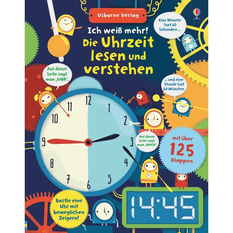 Usborne Verlag Ich weiß mehr! Die Uhrzeit lesen und verstehen