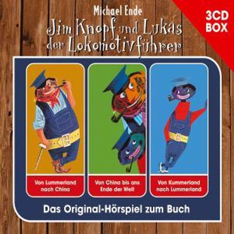 Deutsche Grammophon Jim Knopf und Lukas der Lokomotivführer - Hörspielbox, 3 Audio-CDs