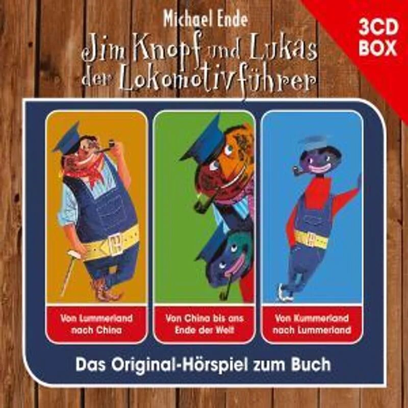 Deutsche Grammophon Jim Knopf und Lukas der Lokomotivführer - Hörspielbox, 3 Audio-CDs