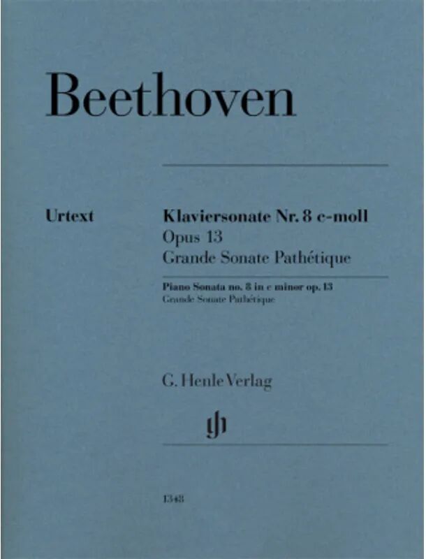 Henle Klaviersonate Nr. 8 c-moll op. 13 (Grande Sonate Pathétique)