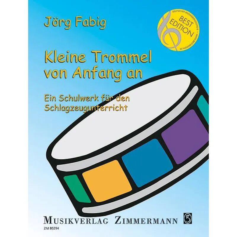 Zimmermann Musikverlag Kleine Trommel von Anfang an