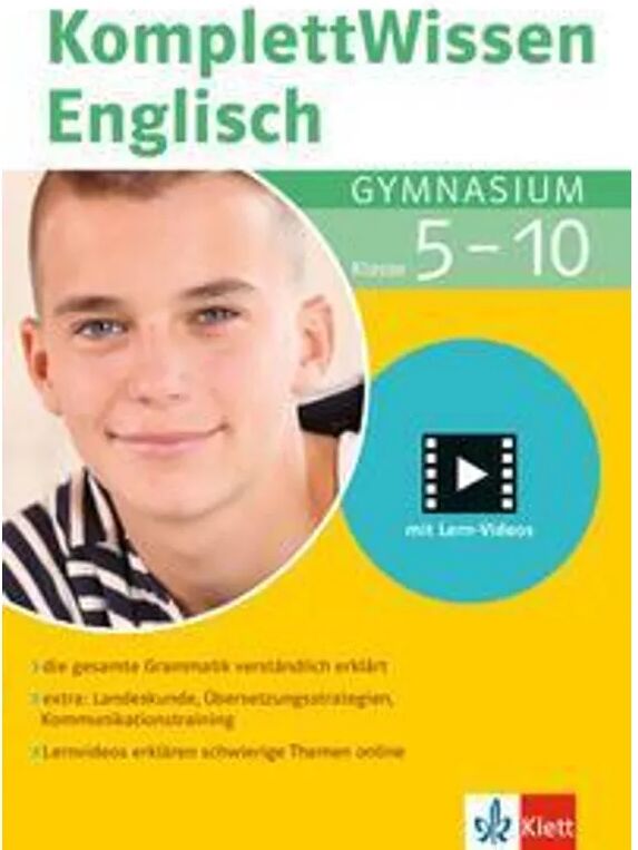 KLETT LERNTRAINING Klett KomplettWissen Englisch Gymnasium