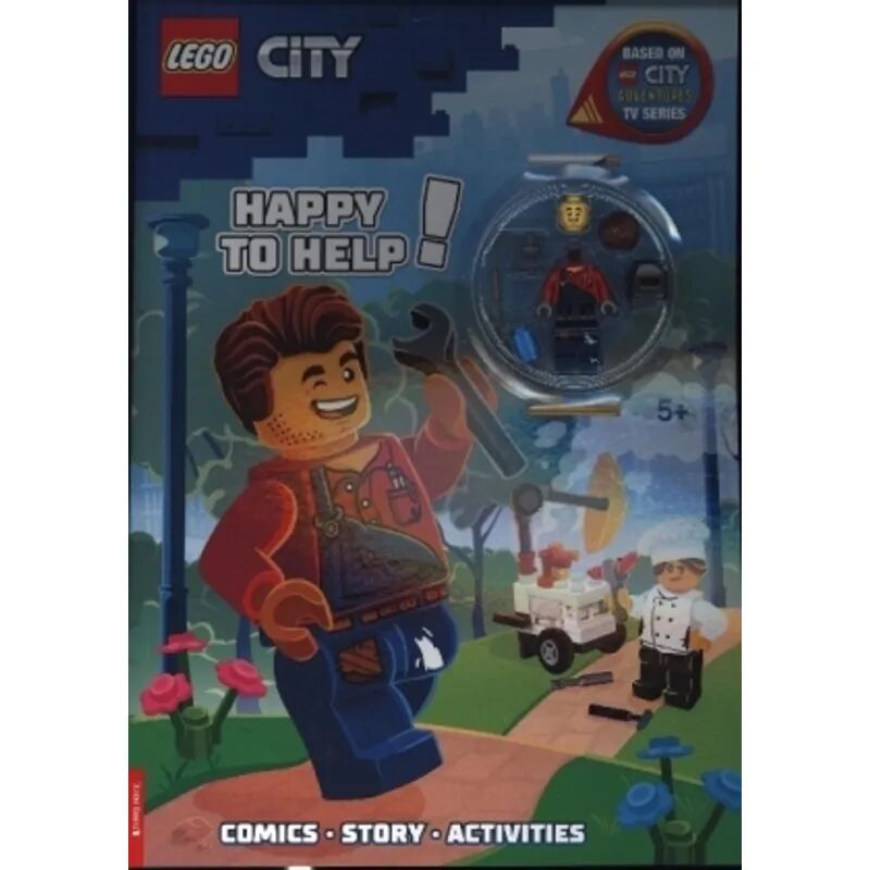 Michael O'Mara Publications LEGO® City: Happy to Help! Activity Book (with Harl Hubbs minifigure)