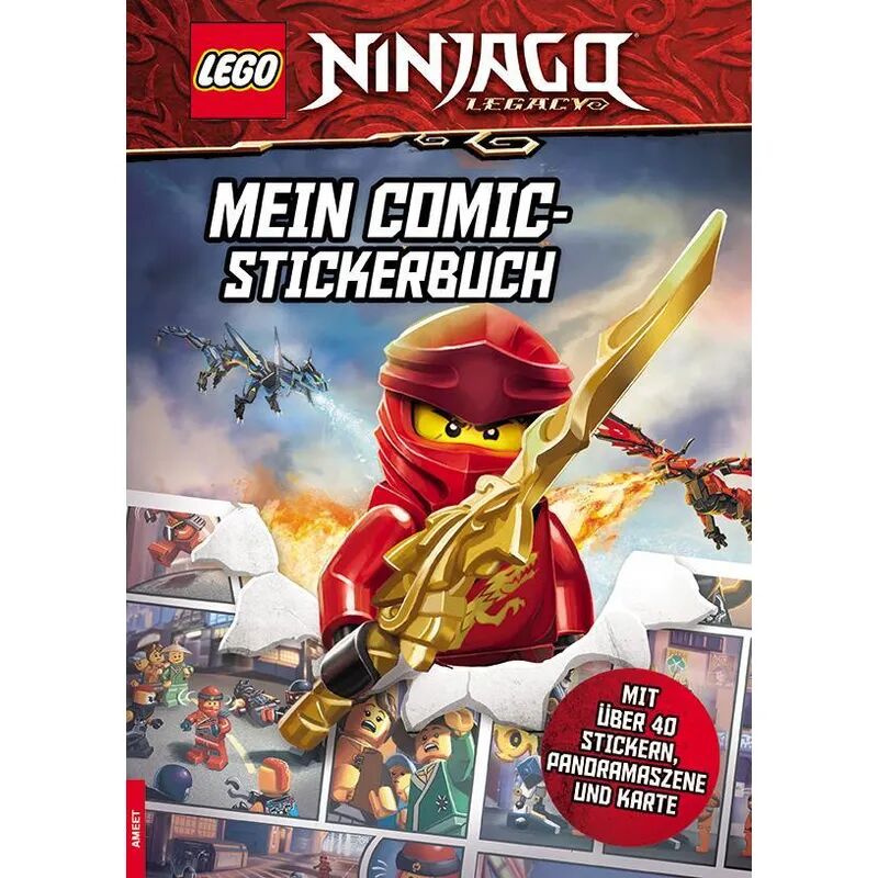 Ameet LEGO® NINJAGO® - Mein Comic-Stickerbuch, m. 1 Beilage