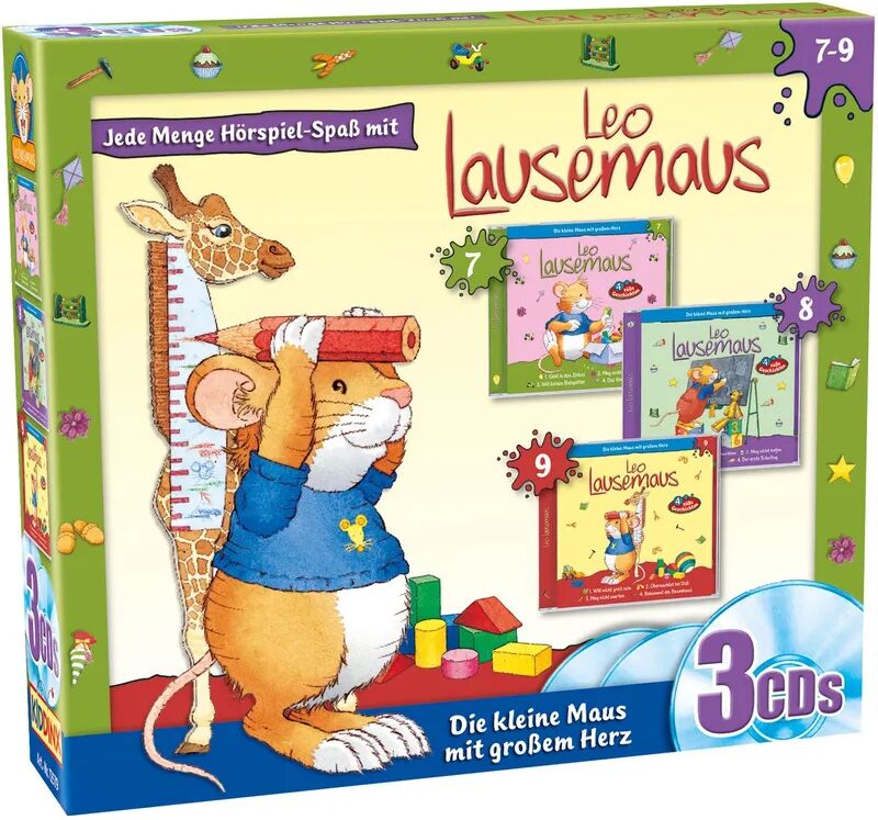 Kiddinx Media Leo Lausemaus, 3 Audio-CD