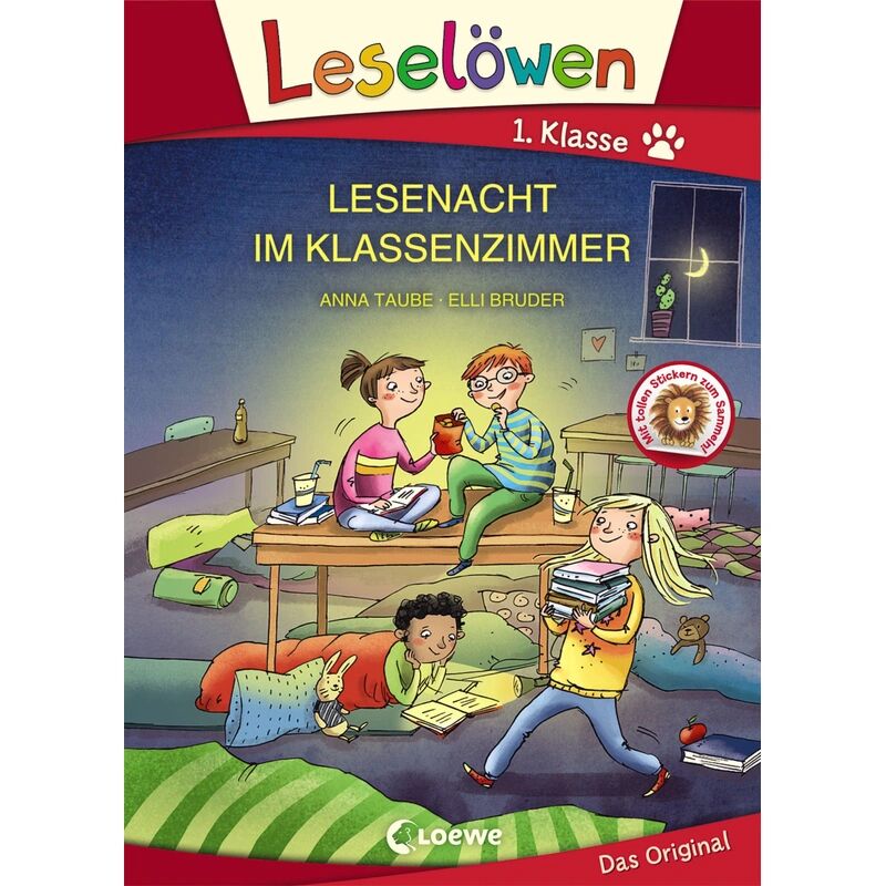 Loewe Leselöwen 1. Klasse - Lesenacht im Klassenzimmer (Großbuchstabenausgabe)