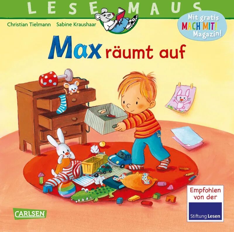 Carlsen LESEMAUS 119: Max räumt auf