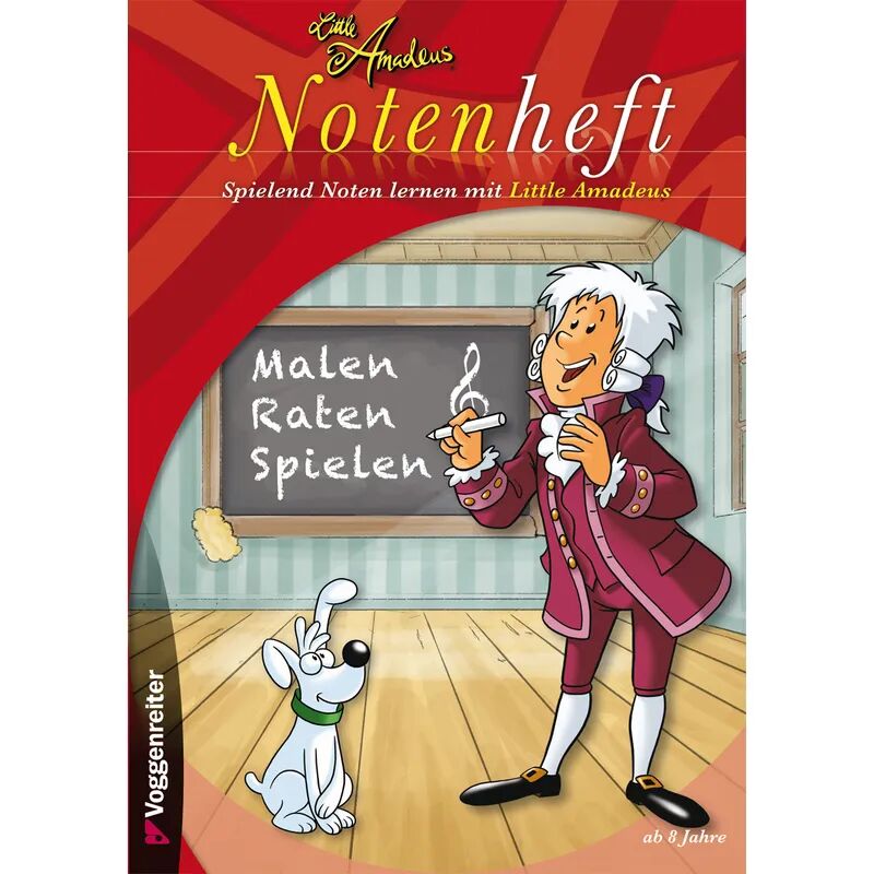 Voggenreiter Little Amadeus Notenheft (Blanko-Notenheft)