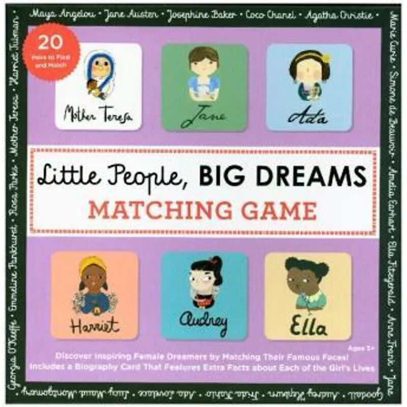 Rock Point Little People, BIG DREAMS Matching Game