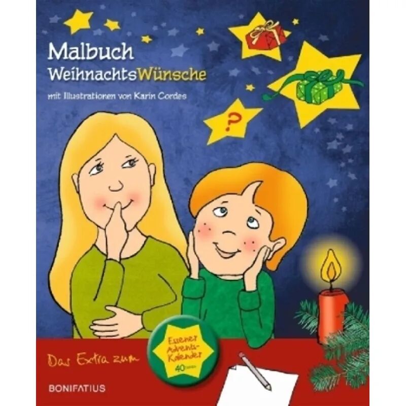 Bonifatius-Verlag Malbuch WeihnachtsWünsche