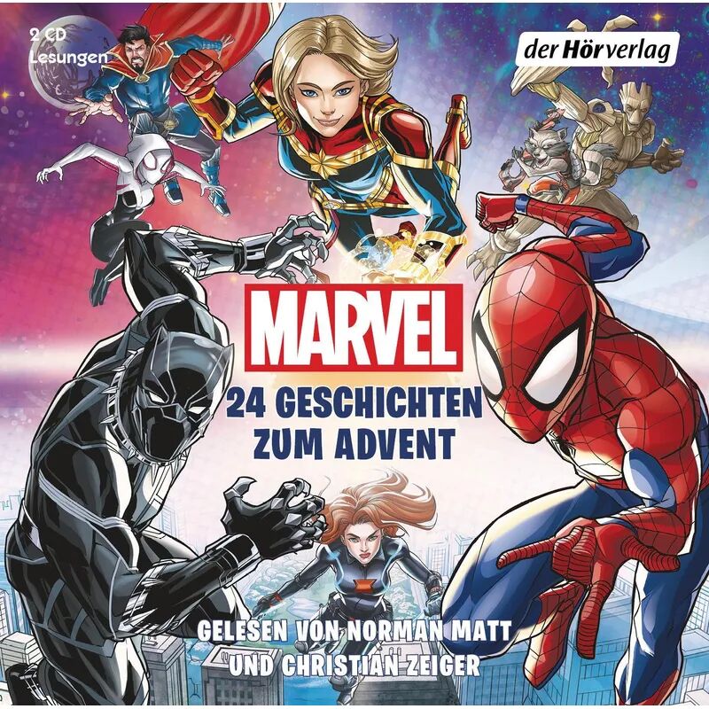DHV Der HörVerlag MARVEL - 24 Geschichten zum Advent, 2 Audio-CD