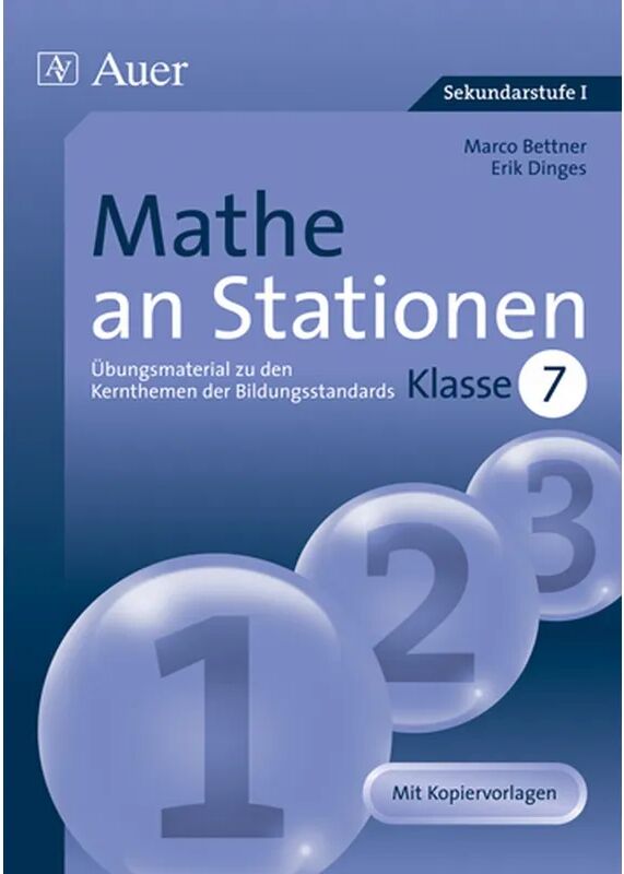 Auer Verlag in der AAP Lehrerwelt GmbH Mathe an Stationen, Klasse 7