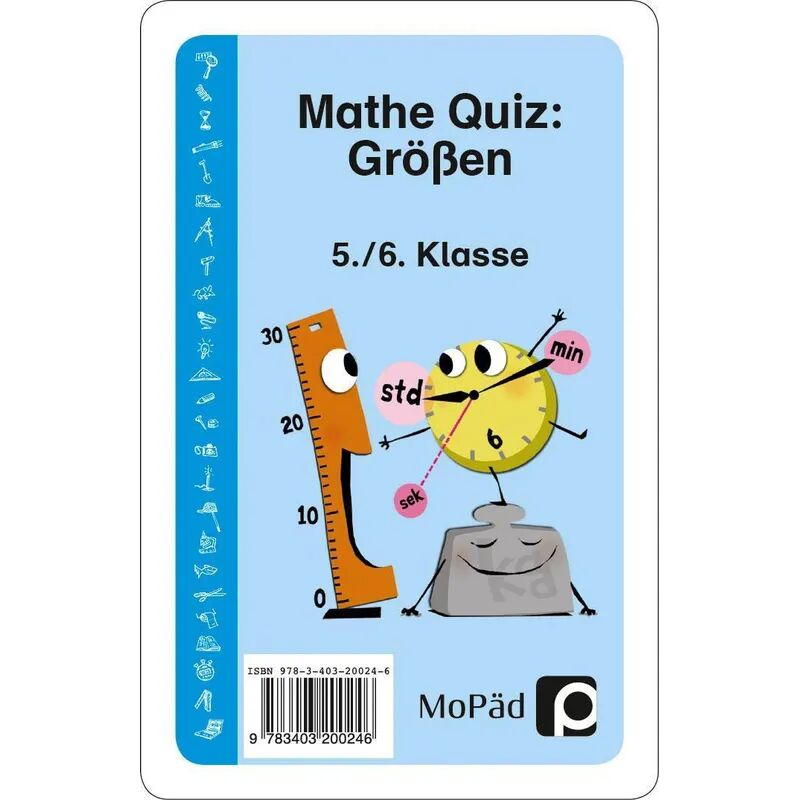 Persen Verlag in der AAP Lehrerwelt Mathe-Quiz: Größen (Kartenspiel)
