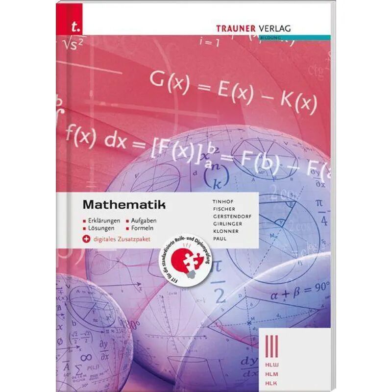 Trauner Mathematik III HLW/HLM/HLK + digitales Zusatzpaket - Erklärungen, Aufgaben,...