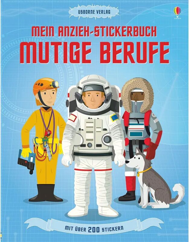 Usborne Verlag Mein Anzieh-Stickerbuch: Mutige Berufe