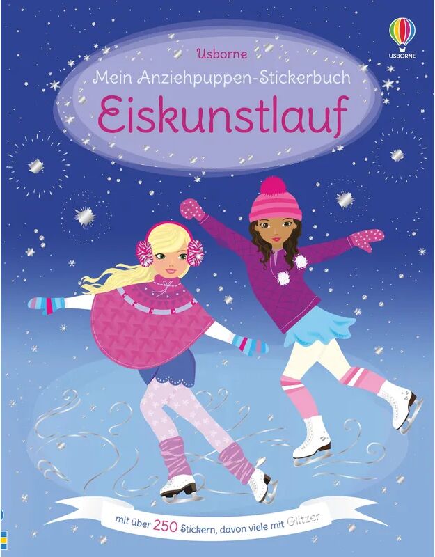 Usborne Verlag Mein Anziehpuppen-Stickerbuch - Eiskunstlauf