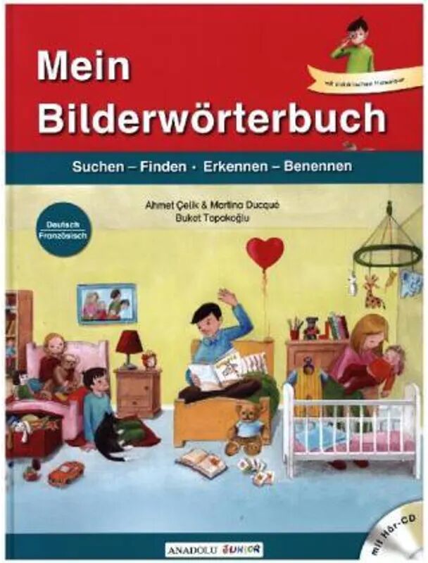 Schulbuchverlag Anadolu Mein Bilderwörterbuch, Deutsch - Französisch, m. Audio-CD