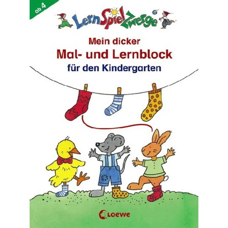 Loewe Mein dicker Mal- und Lernblock für den Kindergarten