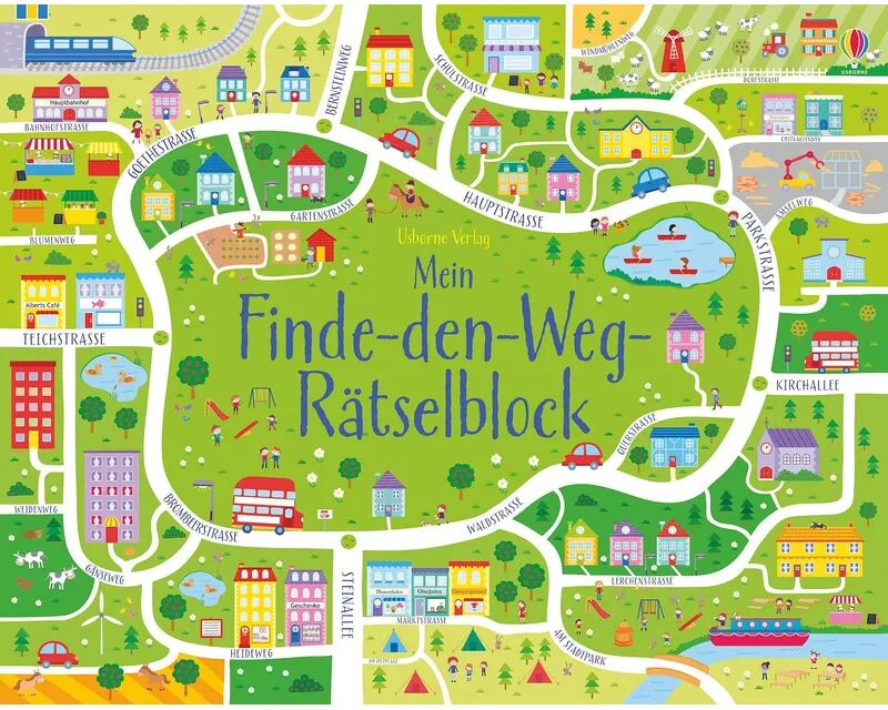 Usborne Verlag Mein Finde-den-Weg-Rätselblock