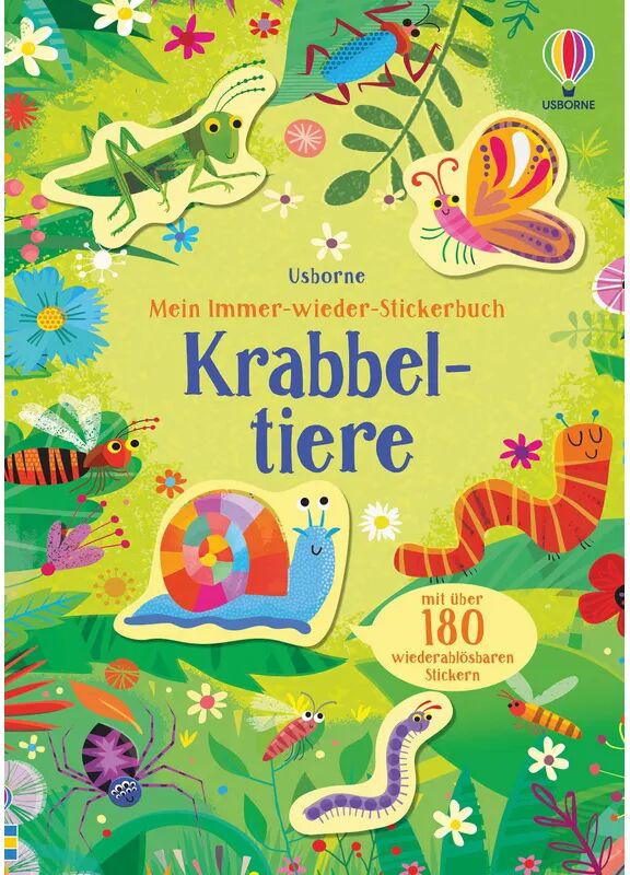 Usborne Verlag Mein Immer-wieder-Stickerbuch: Krabbeltiere