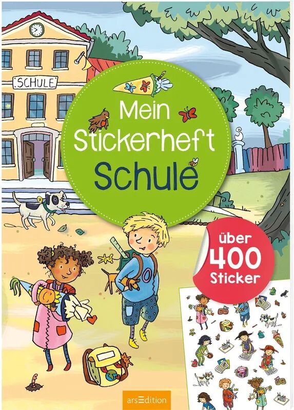 ars edition Mein Stickerheft Schule