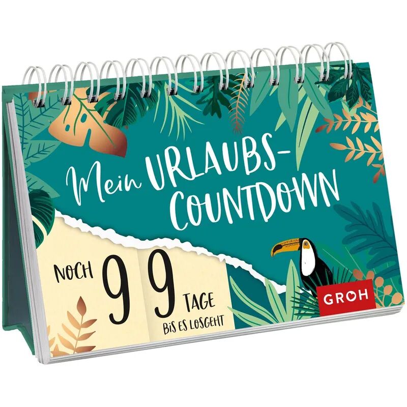 Groh Verlag Mein Urlaubscountdown (Tropical Feeling)