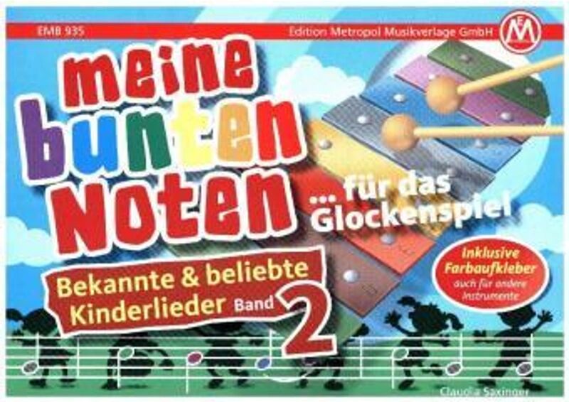 Edition Metropol Musikverlage Meine bunten Noten - für das Glockenspiel, Kinderlieder