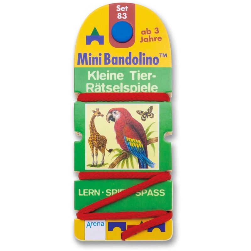 ARENA MiniBandolino (Spiele): 83 Kleine Tier-Rätselspiele (Kinderspiel)