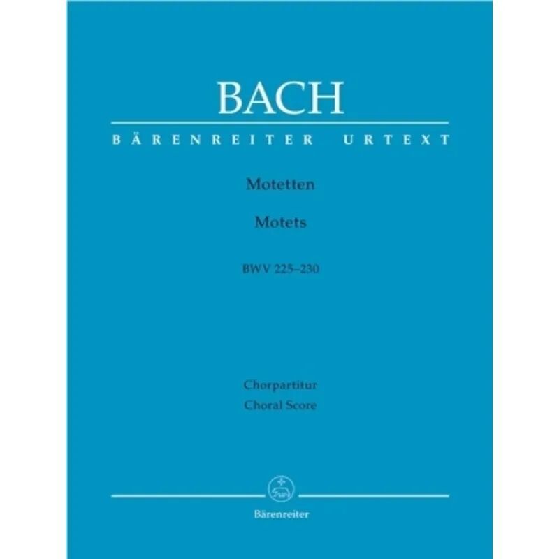 Bärenreiter Motetten BWV 225-230, Partitur