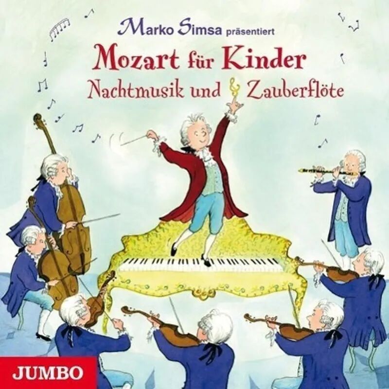 Jumbo Neue Medien Mozart für Kinder. Nachtmusik und Zauberflöte, Audio-CD