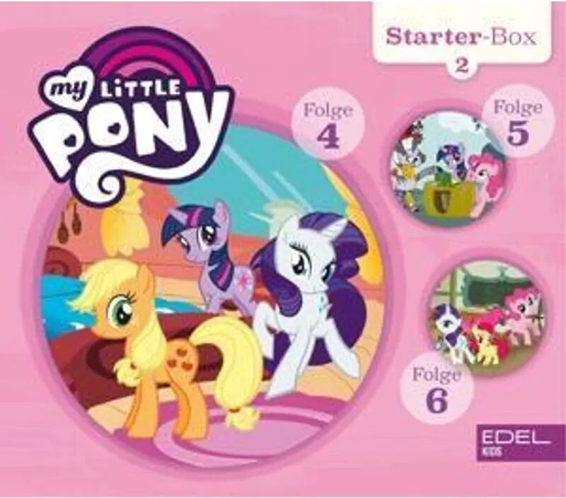 Edel Music & Entertainment CD / DVD My Little Pony - Starter-Box, 3 Audio-CD