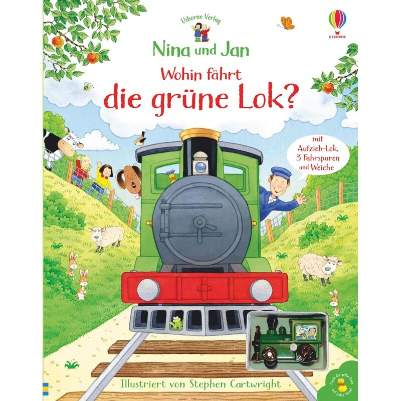 Usborne Verlag Nina und Jan - Wohin fährt die grüne Lok?
