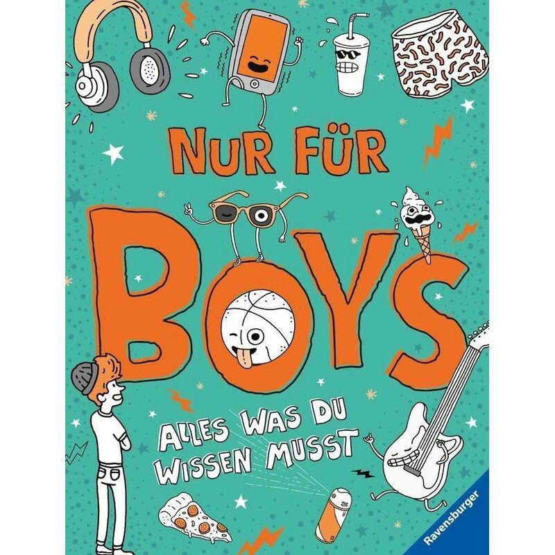 Ravensburger Verlag Nur für Boys - Alles was du wissen musst; Aufklärungsbuch für Jungs ab 9 Jahren
