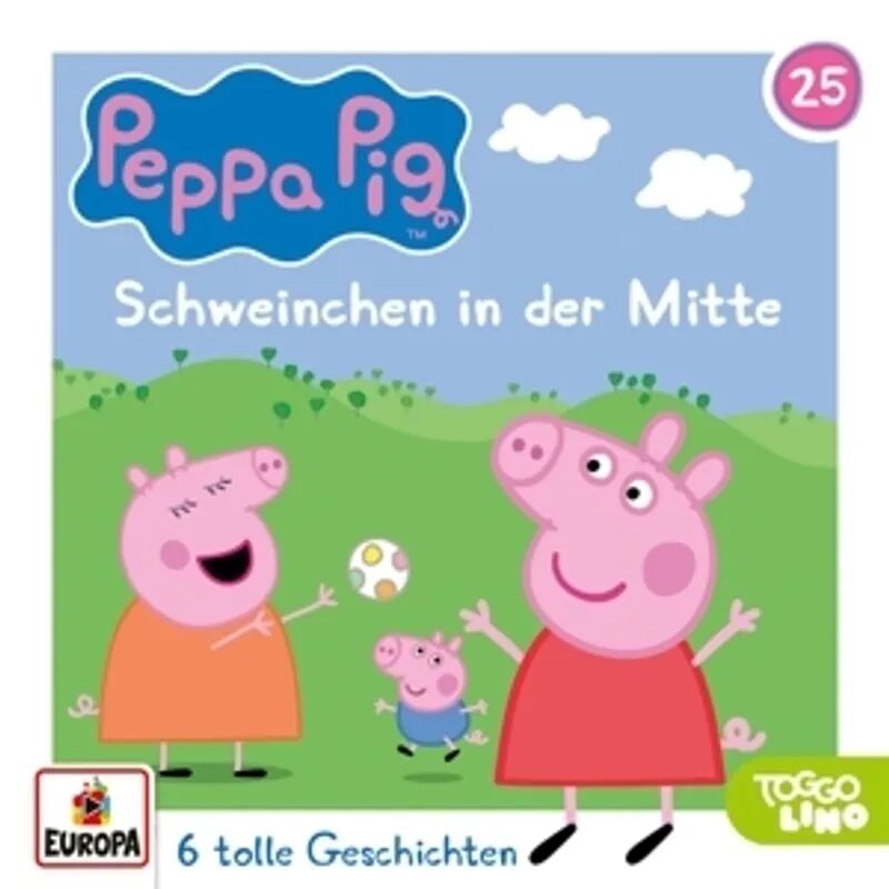 Sony Peppa Pig Hörspiele - Schweinchen in der Mitte, 1 Audio-CD
