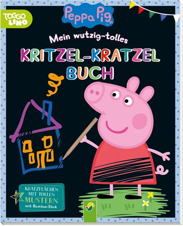 Schwager & Steinlein Peppa Pig Mein wutzig-tolles Kritzel-Kratzel-Buch