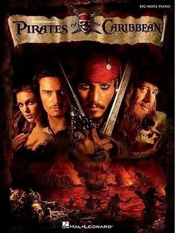 Bosworth Musikverlag Pirates of The Caribbean, Soundtrack, Big Note Piano