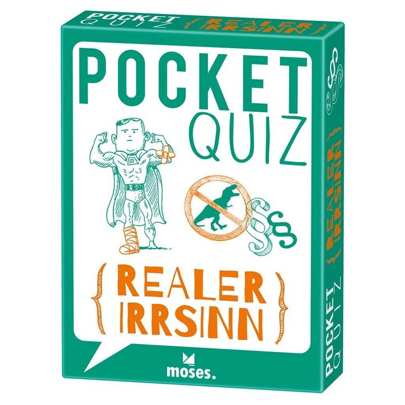 moses. Verlag Pocket Quiz Realer Irrsinn (Spiel)