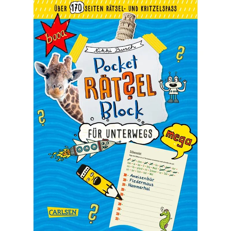 Carlsen Pocket-Rätsel-Block: Rätsel für unterwegs