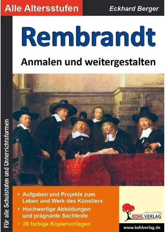 KOHL VERLAG Der Verlag mit dem Baum Rembrandt ... anmalen und weitergestalten