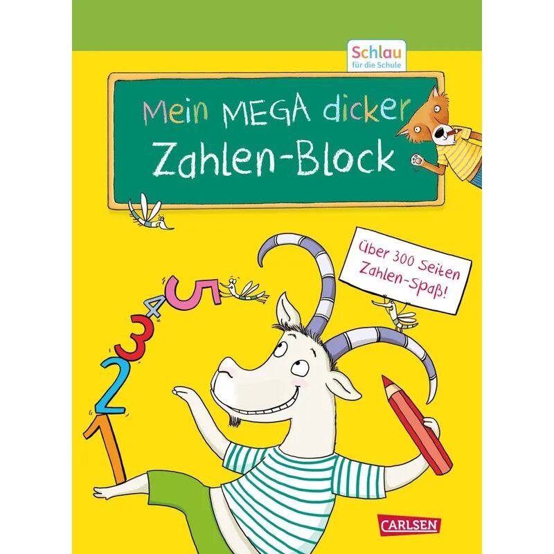Carlsen Schlau für die Schule: Mein MEGA dicker Zahlen-Block