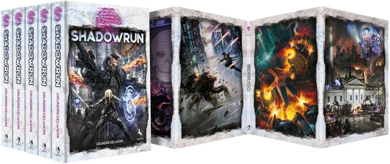 Pegasus Spiele Shadowrun Grundregelwerk, 6. Edition, Spielgruppenbundle